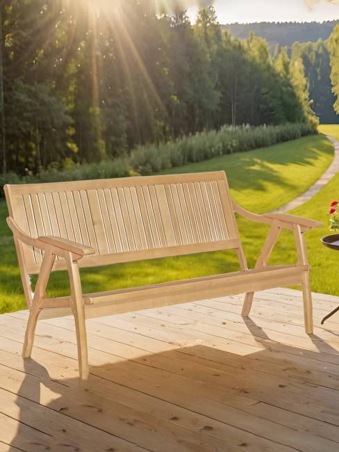 Диван-скамья Массив решетка, каркас бук