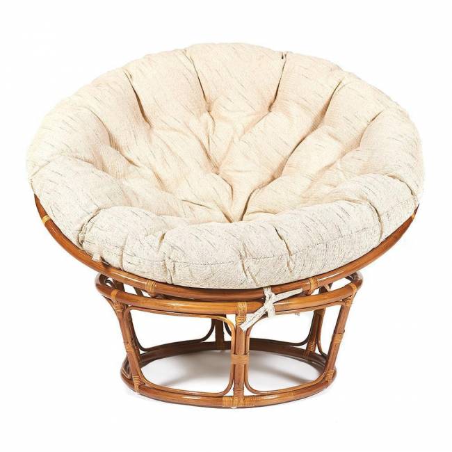 Кресло Папасан/Papasan (23/01 W) /с подушкой и ремешками/ диаметр подушки 129см, 115х101х104см, пекан орех, ткань старт Pecan (орех) Кресло Папасан/Papasan (23/01 W) /с подушкой и ремешками/ диаметр подушки 129см, 115х101х104см, пекан орех, ткань старт Pecan (орех)