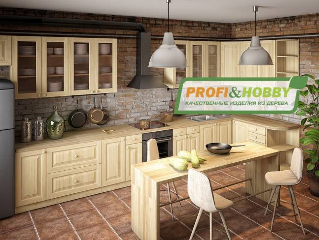 Шкаф навесной 300 х 300 х 900 филенка, сосна, без покраски