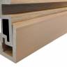 Вертикальная стеновая панель ДПК NauticPrime Line Co-Extrusion 219*26*4000мм, цвет Тик