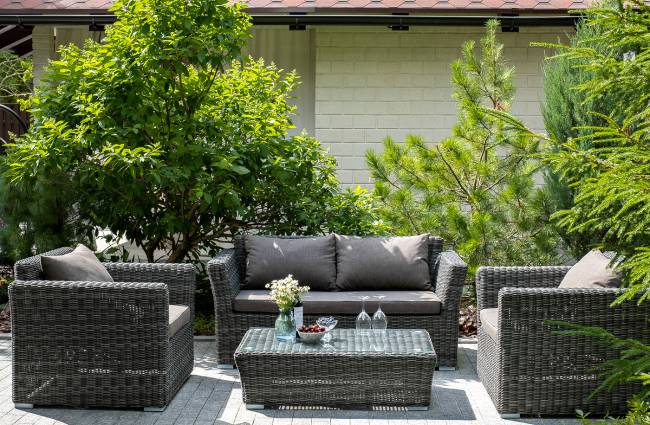 "Капучино Сингл" лаунж-зона из искусственного ротанга, цвет графит "Капучино Сингл" лаунж-зона из искусственного ротанга, цвет графит