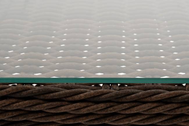 "Прованс" столик журнальный из ротанга, цвет коричневый