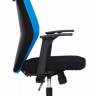 Кресло офисное «Ринус-6» (Rinus-6 blue) (Чёрно-синяя ткань)