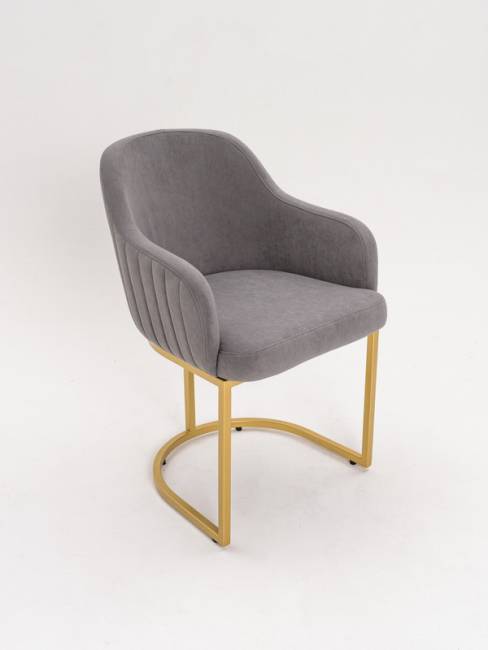 Стул Amely Gray / Gold