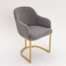 Стул Amely Gray / Gold