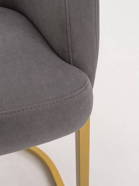 Стул Amely Gray / Gold