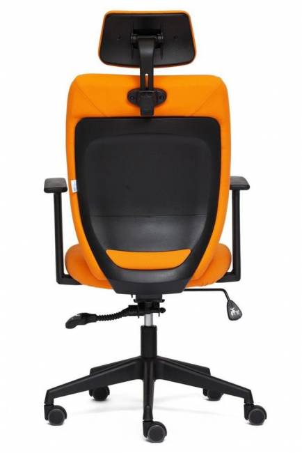 Кресло офисное «Кара-1» (Kara-1 orange) (Оранжевая ткань)