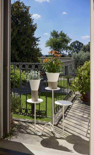 Ваза для цветов Mimosa лен, тортора Ø195х310 мм Ваза для цветов Mimosa лен, тортора Ø195х310 мм