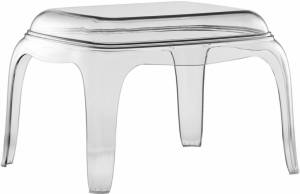 Стол-пуф прозрачный пластиковый Pasha прозрачный 600х510х410 мм